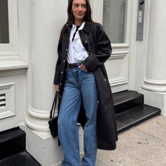 J.Crew Long Barn Jacket in waxed cotton twill - Picture 12 of 12